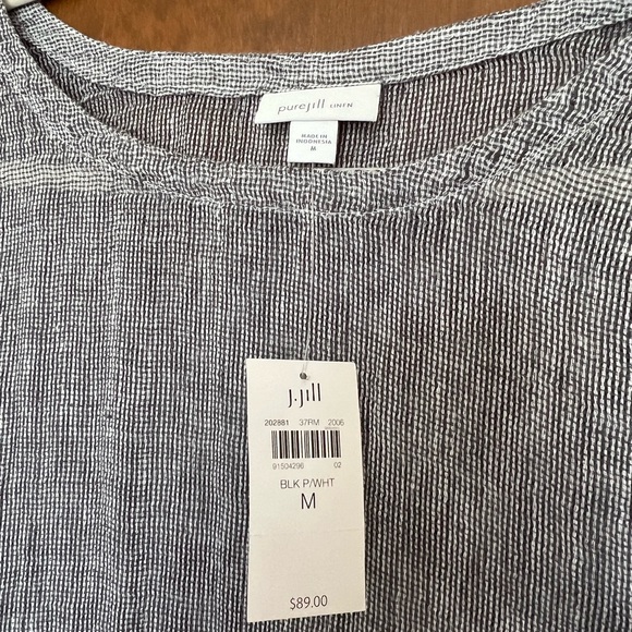 J Jill Linen Tunic, Medium, NWT - Picture 4 of 11